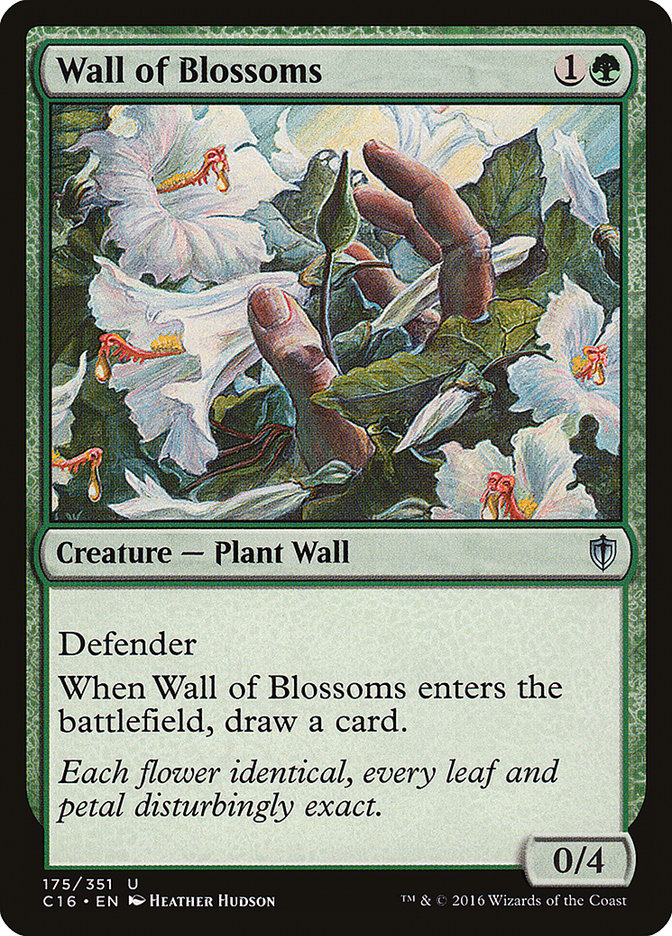 Wall of Blossoms [Commander 2016]-1