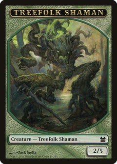 Treefolk Shaman Token [Modern Masters Tokens]-1