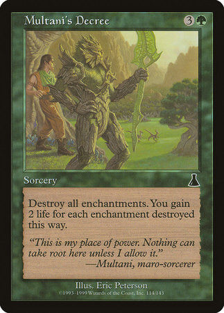 Multani's Decree [Urza's Destiny]-1