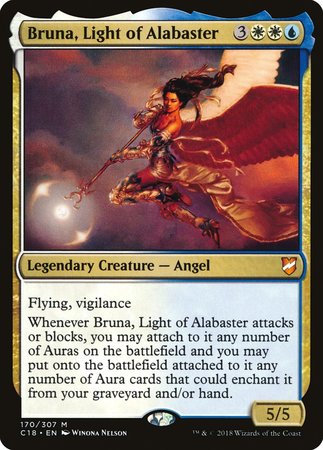 Bruna, Light of Alabaster [Commander 2018]-1