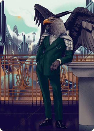 Falco Spara, Pactweaver 2 Art Card [Streets of New Capenna Art Series]-1