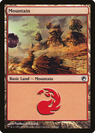 Mountain (245) [Scars of Mirrodin]-1