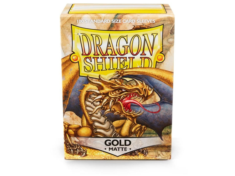 Sleeves - Dragon Shield - Box 100 - Gold MATTE-1
