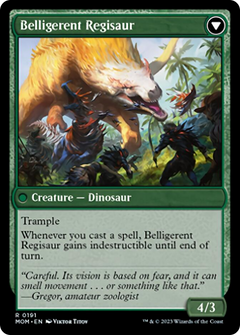 Invasion of Ixalan // Belligerent Regisaur [March of the Machine]-2