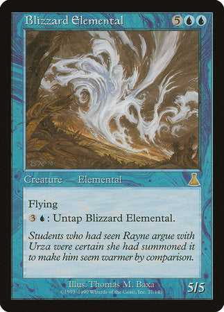 Blizzard Elemental [Urza's Destiny]-1