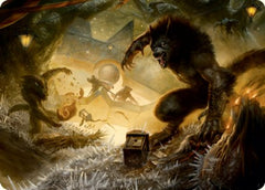Storm the Festival Art Card [Innistrad: Midnight Hunt Art Series]-1