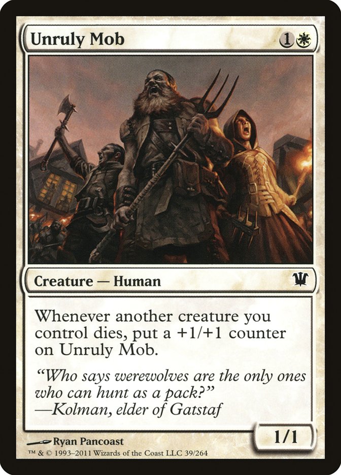 Unruly Mob [Innistrad]-1