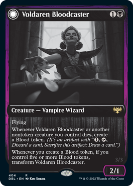 Voldaren Bloodcaster // Bloodbat Summoner [Innistrad: Double Feature]-1