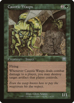 Caustic Wasps [Mercadian Masques]-1