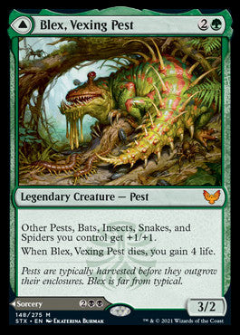 Blex, Vexing Pest // Search for Blex [Strixhaven: School of Mages]-1