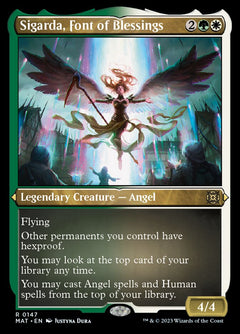 Sigarda, Font of Blessings (Foil Etched) [March of the Machine: The Aftermath]-1