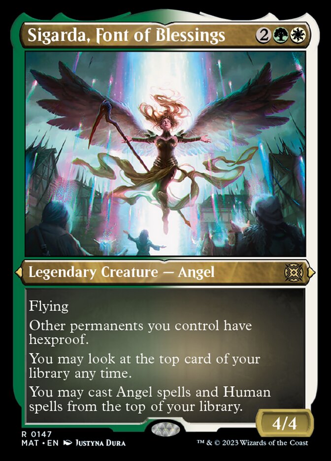 Sigarda, Font of Blessings (Foil Etched) [March of the Machine: The Aftermath]-1