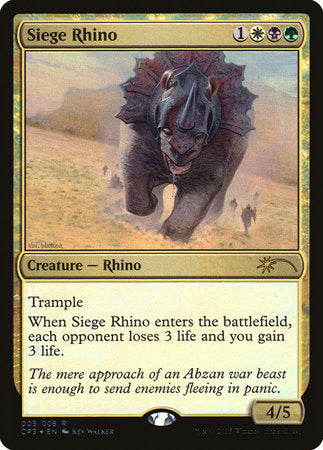 Siege Rhino [Magic Origins Clash Pack]-1