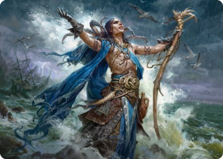 Lier, Disciple of the Drowned Art Card [Innistrad: Midnight Hunt Art Series]-1