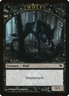 Wolf Token (6/12) [Innistrad Tokens]-1