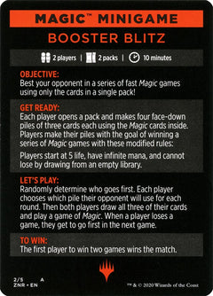 Booster Blitz (Magic Minigame) [Zendikar Rising Minigame]-1