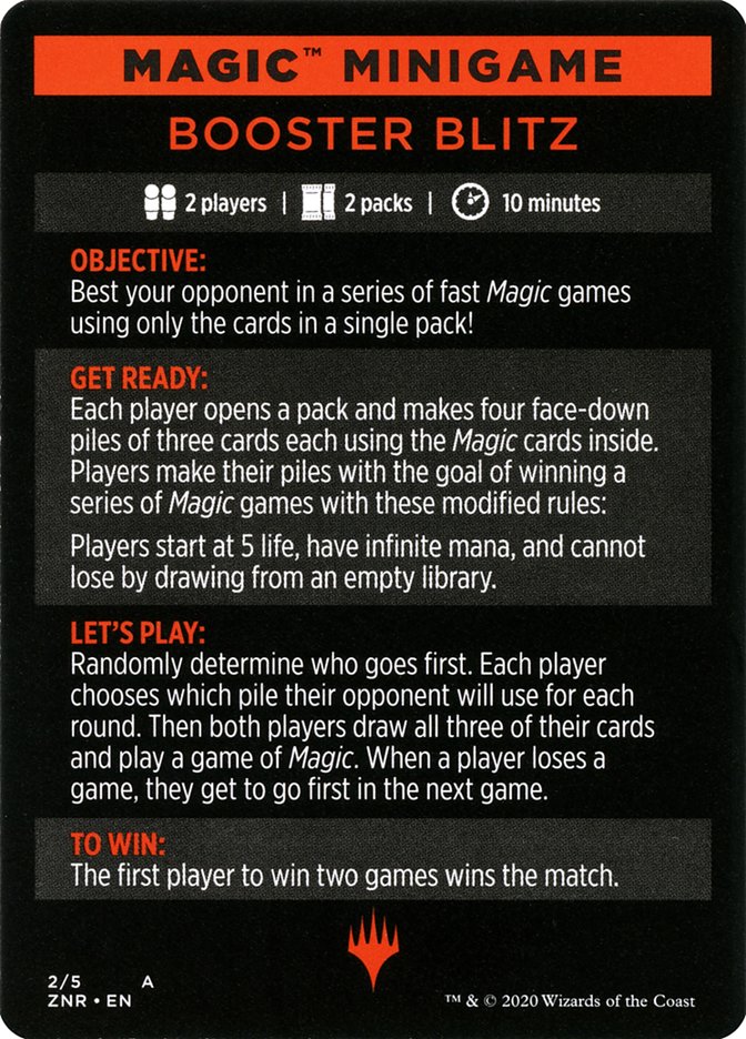 Booster Blitz (Magic Minigame) [Zendikar Rising Minigame]-1