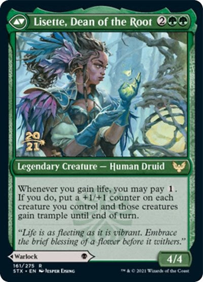 Valentin, Dean of the Vein // Lisette, Dean of the Root [Strixhaven: School of Mages Prerelease Promos]-2