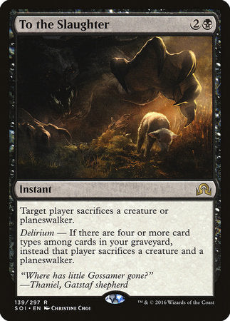 To the Slaughter [Shadows over Innistrad]-1