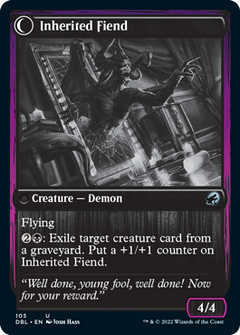 Heirloom Mirror // Inherited Fiend [Innistrad: Double Feature]-2