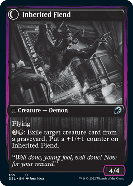 Heirloom Mirror // Inherited Fiend [Innistrad: Double Feature]-2