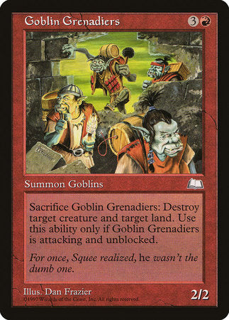 Goblin Grenadiers [Weatherlight]-1