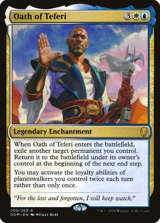 Oath of Teferi [Dominaria]-1