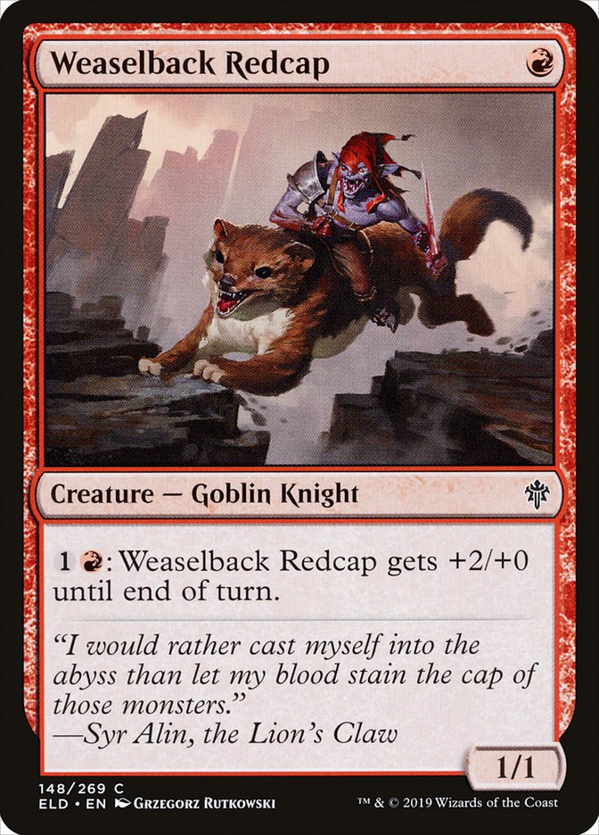 Weaselback Redcap [Throne of Eldraine]-1