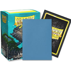 Sleeves - Dragon Shield - Box 100 - Standard Size Dual Matte Lagoon Blue Saras-1