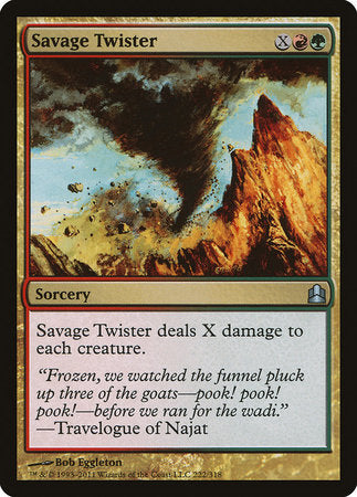 Savage Twister [Commander 2011]-1