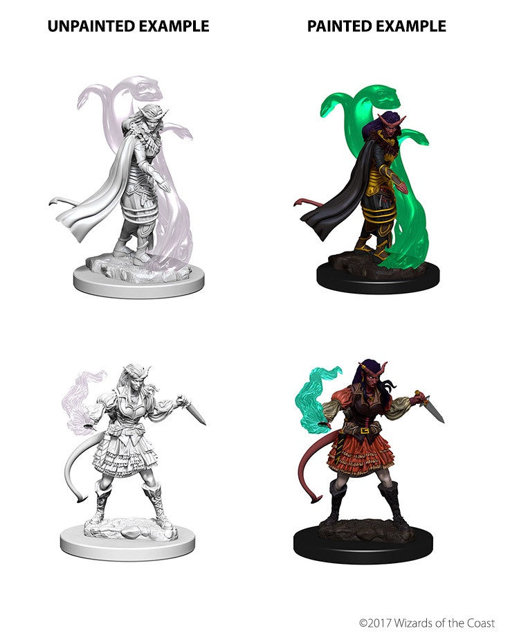D&D Nolzurs Marvelous Unpainted Miniatures Tiefling Female Sorcerer-1