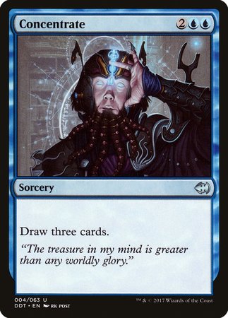 Concentrate [Duel Decks: Merfolk vs. Goblins]-1