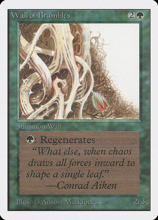 Wall of Brambles [Unlimited Edition]-1