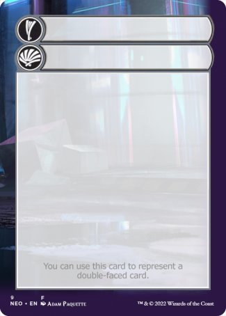 Helper Card (9/9) [Kamigawa: Neon Dynasty Tokens]-1