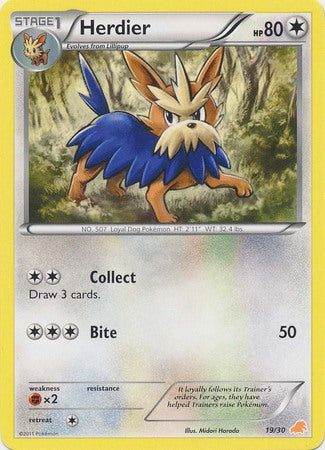 Herdier (19/30) [Black & White: Trainer Kit - Excadrill]-1
