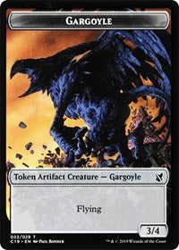 Gargoyle // Egg Double-Sided Token [Commander 2019 Tokens]-1