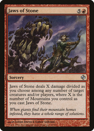 Jaws of Stone [Duel Decks: Venser vs. Koth]