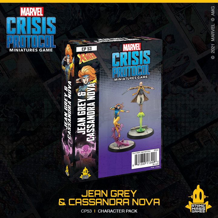 Marvel Crisis Protocol Miniatures Game Jean Grey & Cassandra Nova-1