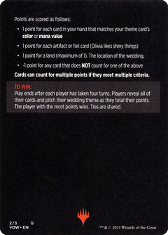Vampire Wedding Planner (Magic Minigame) [Innistrad: Crimson Vow Minigame]-2