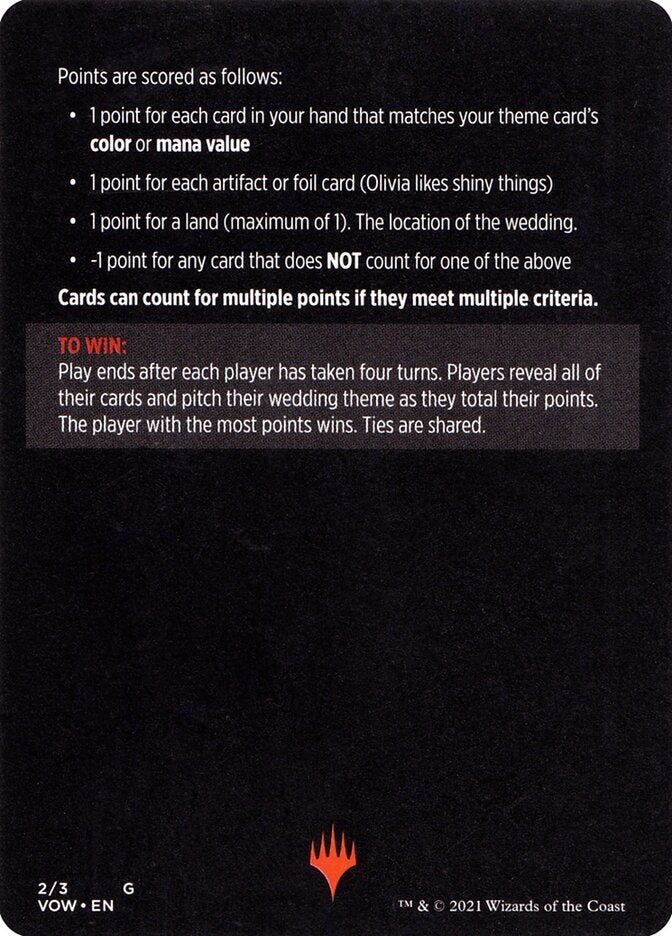 Vampire Wedding Planner (Magic Minigame) [Innistrad: Crimson Vow Minigame]-2