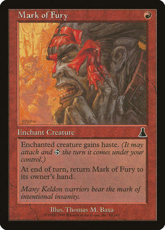 Mark of Fury [Urza's Destiny]-1