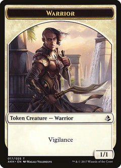 Heart-Piercer Manticore // Warrior Double-Sided Token [Amonkhet Tokens]-2