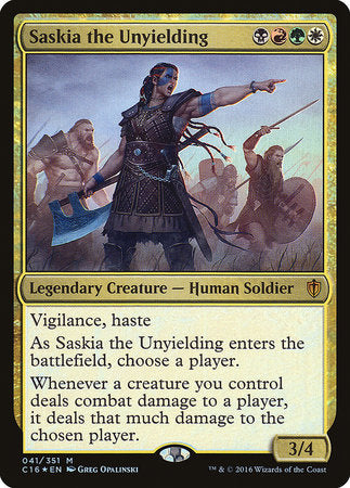 Saskia the Unyielding [Commander 2016]-1