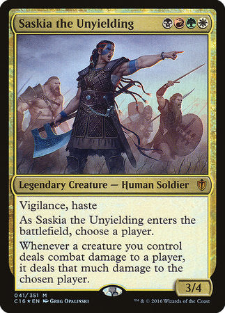 Saskia the Unyielding [Commander 2016]