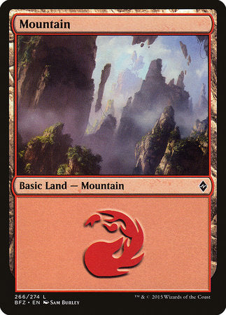 Mountain (266) [Battle for Zendikar]-1