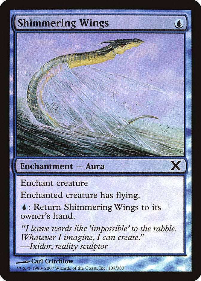 Shimmering Wings (Premium Foil) [Tenth Edition]-1