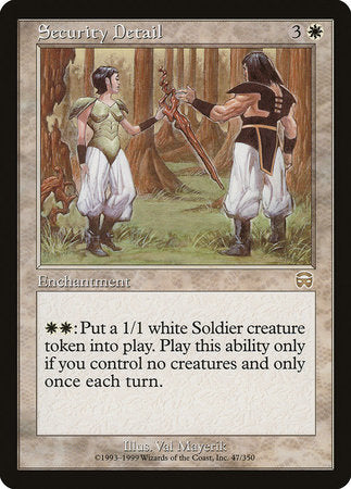 Security Detail [Mercadian Masques]-1