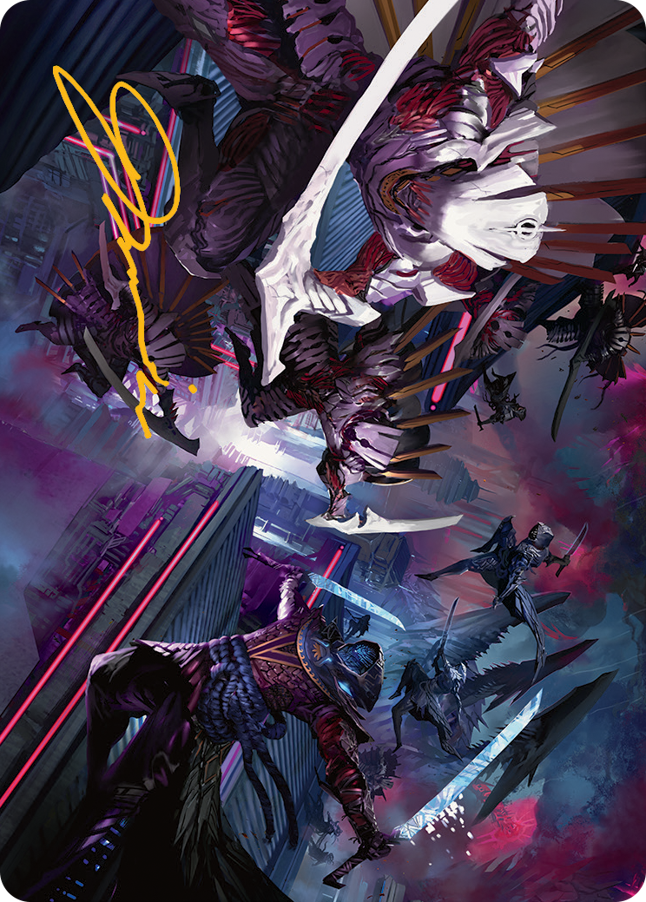 Invasion of Kamigawa Art Card (Gold-Stamped Signature) [March of the Machine Art Series]-1