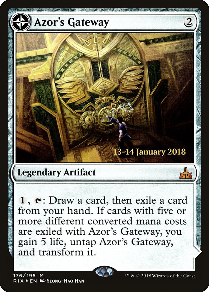 Azor's Gateway // Sanctum of the Sun [Rivals of Ixalan Prerelease Promos]-1