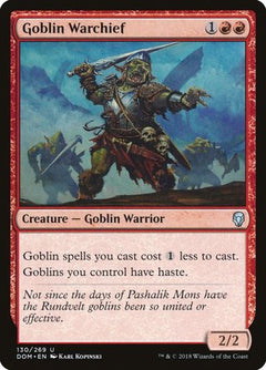 Goblin Warchief [Dominaria]-1